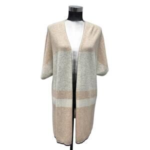 NEW INCASHMERE cashmere cardigan in pale pink/grey
